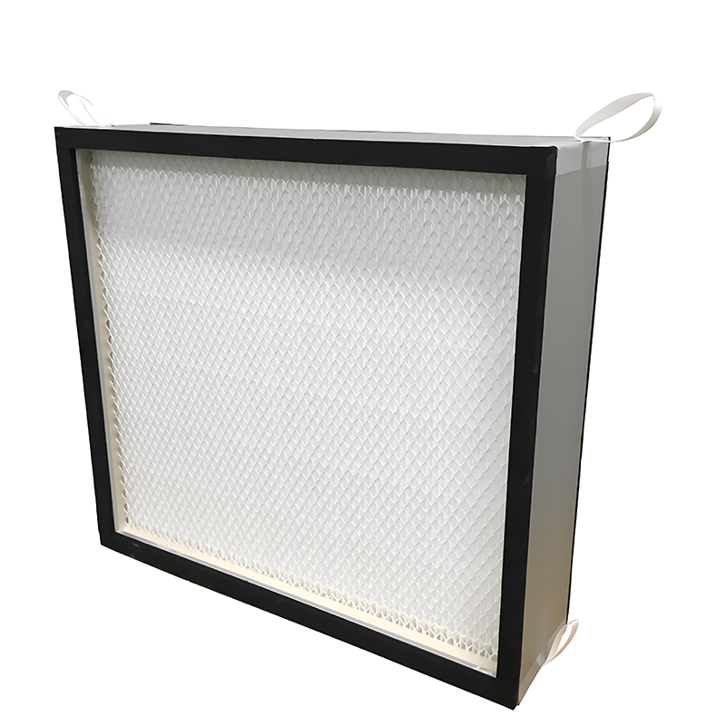 High efficiency filter without partition